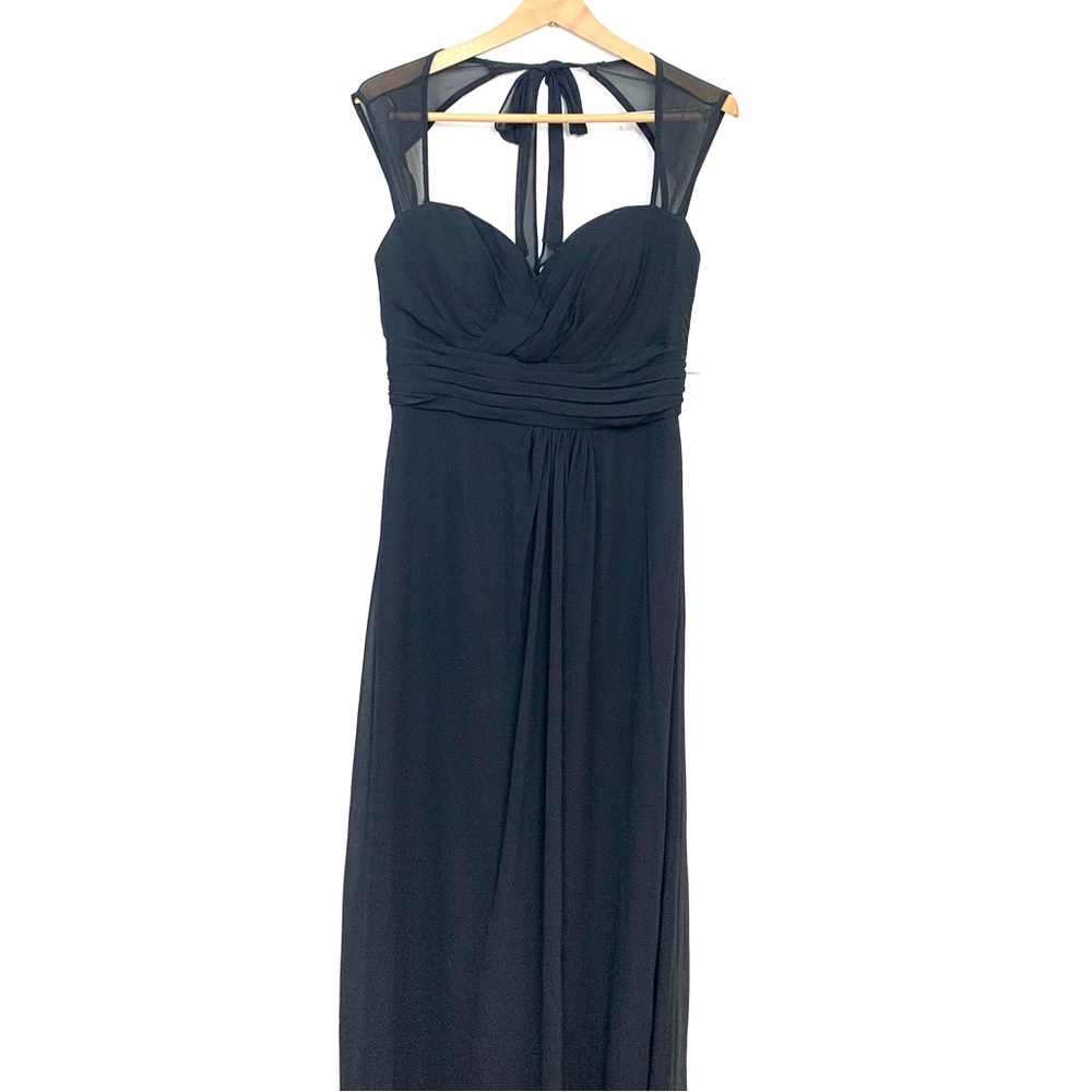 Bill Levkoff Black Maxi Formal Dress